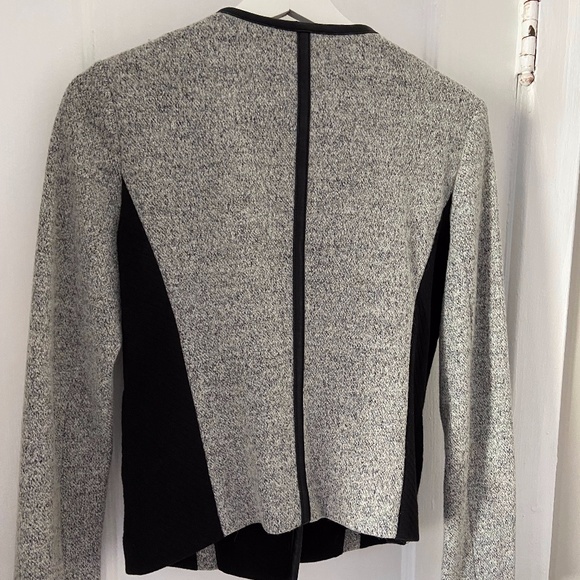 Wool grey/black blazer - Picture 2 of 3